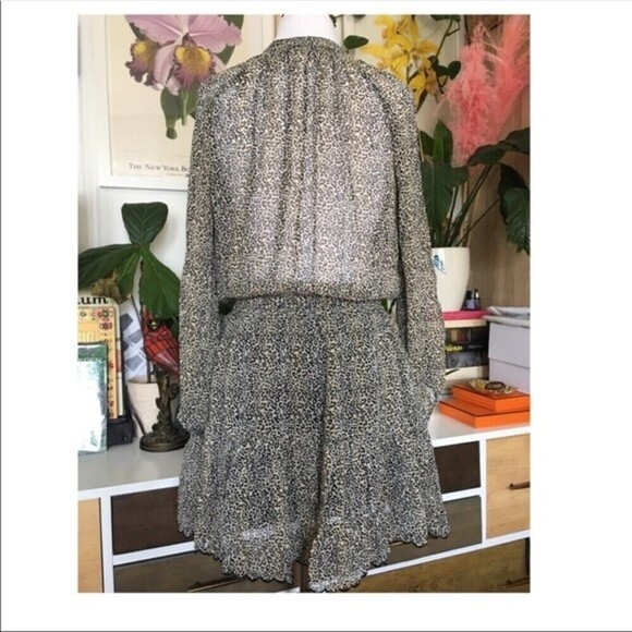 VELVET by Graham and Spencer Aubrey Leopard Print Mini Dress - Picture 4 of 12